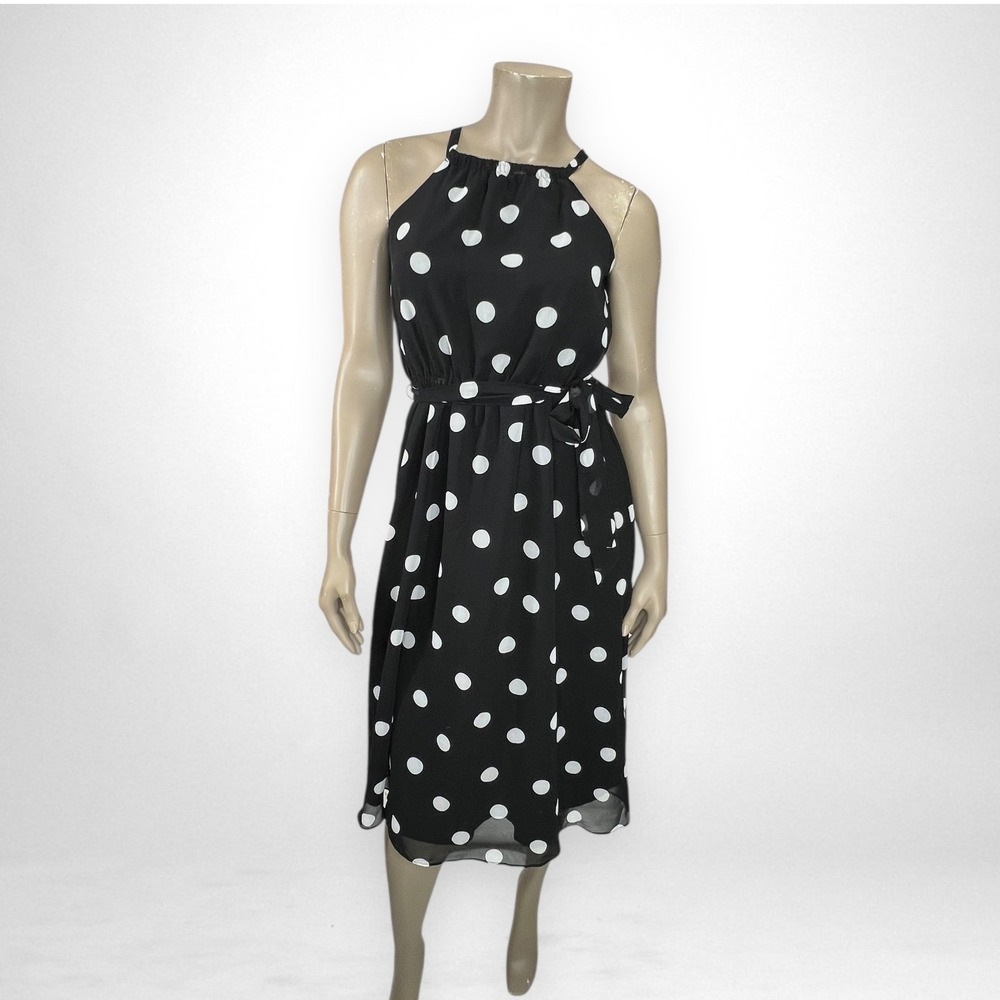 BANANA REPUBLIC Sleeveless‎ Polka Dot Dress 4